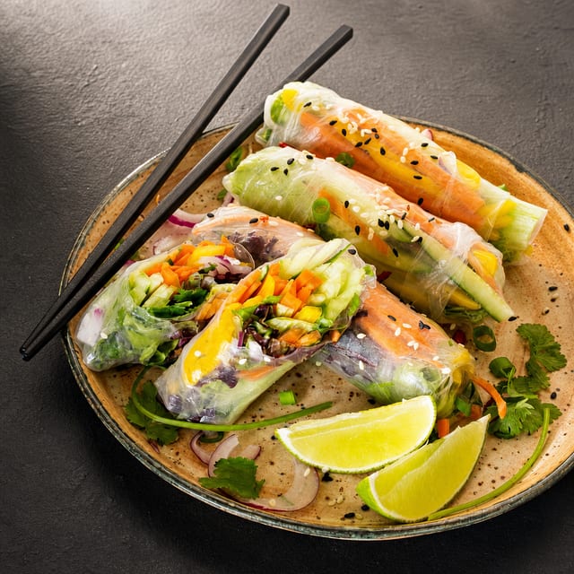 Vegan Spring Rolls.